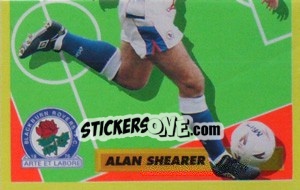 Cromo Alan Shearer (Star Player 2/2) - Premier League Inglese 1993-1994 - Merlin