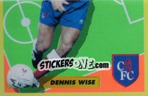 Figurina Dennis Wise (Star Player 2/2) - Premier League Inglese 1993-1994 - Merlin