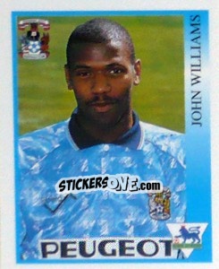 Cromo John Williams - Premier League Inglese 1993-1994 n. 84 - Merlin