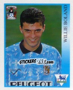 Figurina Willie Boland - Premier League Inglese 1993-1994 - Merlin