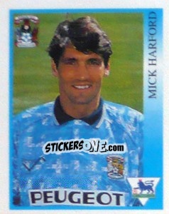Figurina Mick Harford - Premier League Inglese 1993-1994 - Merlin