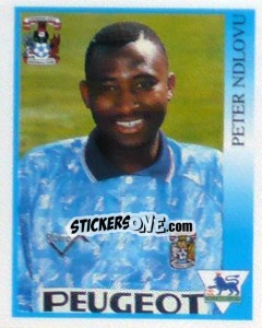 Cromo Peter Ndlovu - Premier League Inglese 1993-1994 - Merlin