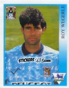 Figurina Roy Wegerle - Premier League Inglese 1993-1994 - Merlin