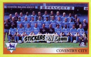 Figurina Team Photo - Premier League Inglese 1993-1994 - Merlin