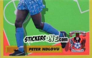 Sticker Peter Ndlovu (Star Player 2/2) - Premier League Inglese 1993-1994 n. 97 - Merlin