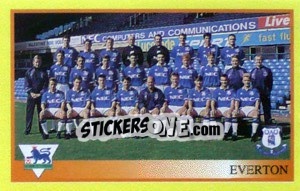Sticker Team Photo - Premier League Inglese 1993-1994 - Merlin