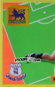 Figurina Neville Southall (Star Player 1/2) - Premier League Inglese 1993-1994 n. 100 - Merlin
