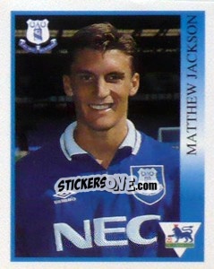 Figurina Matthew Jackson - Premier League Inglese 1993-1994 - Merlin