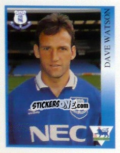 Figurina Dave Watson - Premier League Inglese 1993-1994 - Merlin