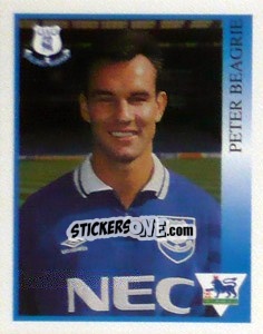 Figurina Peter Beagrie - Premier League Inglese 1993-1994 - Merlin