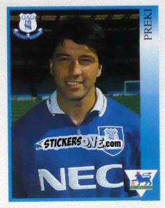 Figurina Preki - Premier League Inglese 1993-1994 - Merlin