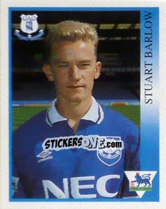 Sticker Stuart Barlow - Premier League Inglese 1993-1994 - Merlin