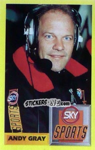 Cromo Andy Gray (Sky Sports) - Premier League Inglese 1993-1994 - Merlin
