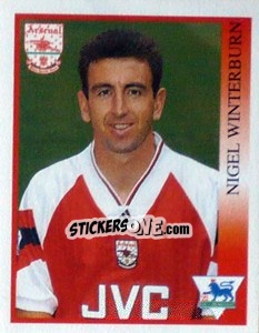 Figurina Nigel Winterburn - Premier League Inglese 1993-1994 - Merlin