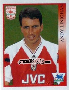 Figurina Andy Linighan - Premier League Inglese 1993-1994 - Merlin