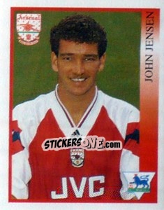 Figurina John Jensen - Premier League Inglese 1993-1994 - Merlin