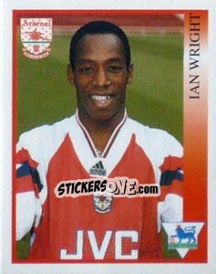 Figurina Ian Wright - Premier League Inglese 1993-1994 - Merlin