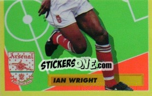 Sticker Ian Wright (Star Player 2/2) - Premier League Inglese 1993-1994 n. 21 - Merlin