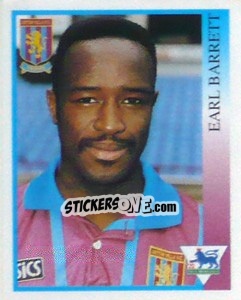 Sticker Earl Barrett - Premier League Inglese 1993-1994 - Merlin