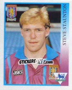 Figurina Steve Staunton - Premier League Inglese 1993-1994 - Merlin