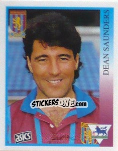 Cromo Dean Saunders - Premier League Inglese 1993-1994 - Merlin