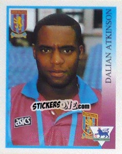 Figurina Dalian Atkinson - Premier League Inglese 1993-1994 n. 39 - Merlin