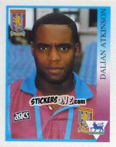 Figurina Dalian Atkinson - Premier League Inglese 1993-1994 - Merlin