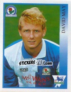Figurina David May - Premier League Inglese 1993-1994 - Merlin