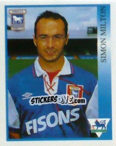 Figurina Simon Milton - Premier League Inglese 1993-1994 - Merlin