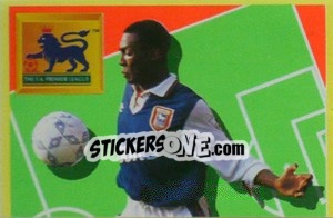 Figurina Chris Kiwomya (Star Player 1/2) - Premier League Inglese 1993-1994 - Merlin