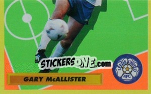 Figurina Gary McAllister (Star Player 2/2) - Premier League Inglese 1993-1994 - Merlin