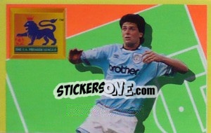 Figurina Niall Quinn (Star Player 1/2) - Premier League Inglese 1993-1994 - Merlin