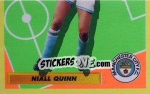 Figurina Niall Quinn (Star Player 2/2) - Premier League Inglese 1993-1994 - Merlin