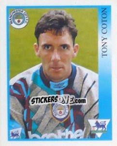 Figurina Tony Coton - Premier League Inglese 1993-1994 - Merlin