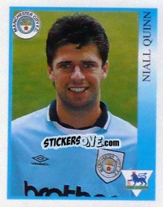 Figurina Niall Quinn - Premier League Inglese 1993-1994 - Merlin