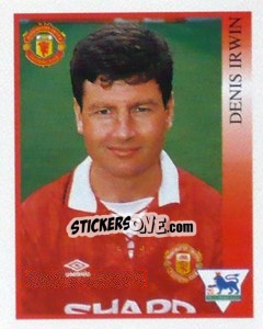 Figurina Denis Irwin - Premier League Inglese 1993-1994 - Merlin