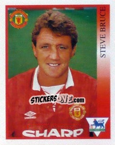 Figurina Steve Bruce - Premier League Inglese 1993-1994 - Merlin