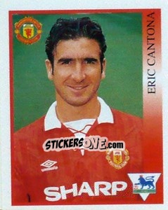 Figurina Eric Cantona - Premier League Inglese 1993-1994 - Merlin