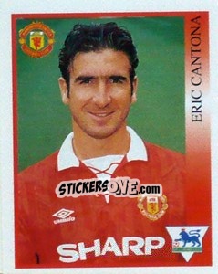 Sticker Eric Cantona - Premier League Inglese 1993-1994 n. 204 - Merlin