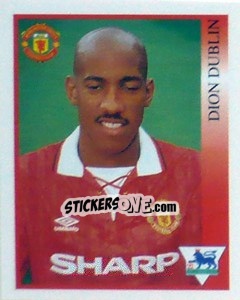 Sticker Dion Dublin - Premier League Inglese 1993-1994 - Merlin