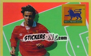 Figurina Ryan Giggs (Star Player 1/2) - Premier League Inglese 1993-1994 - Merlin