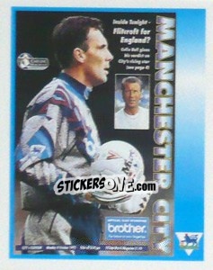 Sticker Manchester City - Premier League Inglese 1993-1994 - Merlin