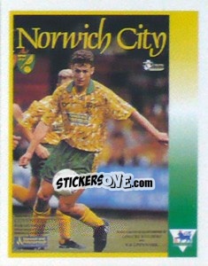 Figurina Norwich City - Premier League Inglese 1993-1994 - Merlin