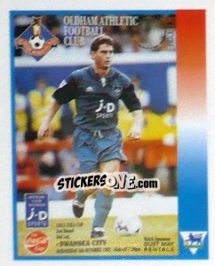 Sticker Oldham Athletic - Premier League Inglese 1993-1994 - Merlin