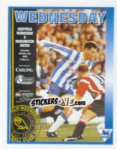 Cromo Sheffield Wednesday - Premier League Inglese 1993-1994 - Merlin
