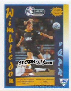 Figurina Wimbledon - Premier League Inglese 1993-1994 - Merlin