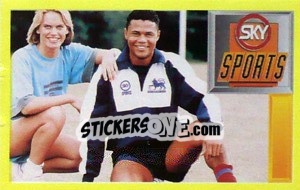 Figurina Anna Walker / John Salako - Premier League Inglese 1993-1994 - Merlin