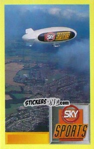 Cromo Sky Sports Zeppelin - Premier League Inglese 1993-1994 - Merlin