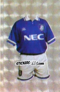 Figurina Everton - Premier League Inglese 1993-1994 - Merlin