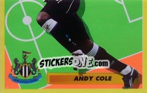 Sticker Andy Cole (Star Player 2/2) - Premier League Inglese 1993-1994 n. 266 - Merlin